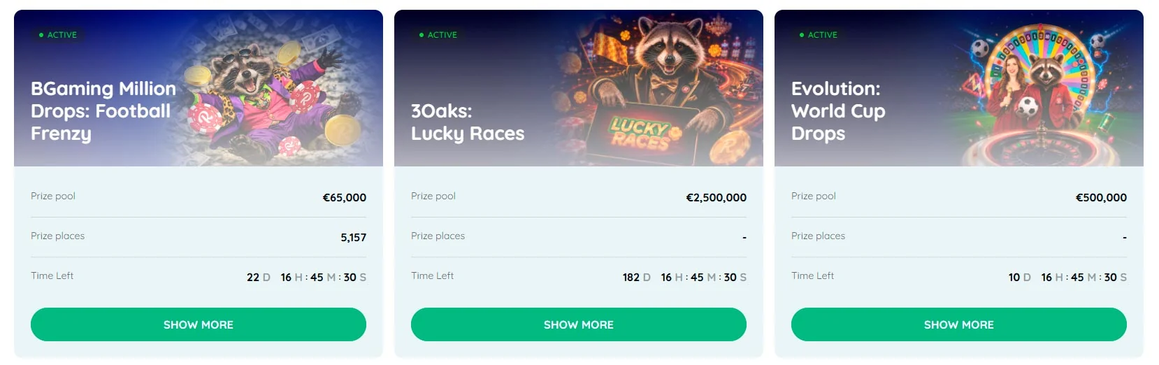 Tournaments Rooli Casino